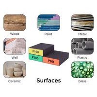 Set 3 blocs mousse abrasifs flexible grain - Image 3