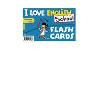 I love english school flash cards primaire CE2 - Image principale