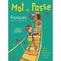 Mot de passe francais CE1 - livre eleve - ed. 2016 - Image principale