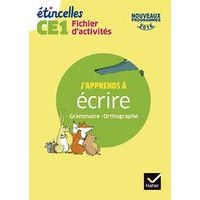 Etincelles CE1 fichier d'activités - J'apprends à écrire édit.2017 - Image principale