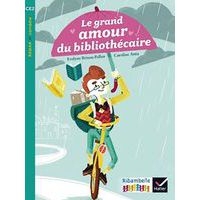 Ribambelle CE2 série turquoise album 1 - Le grand amour du bibliothécaire - Image principale