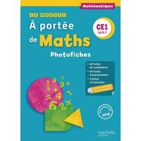 Le nouvel à portée de maths CE1 Photofiches Edit.2018 - Image principale