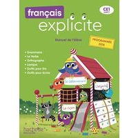 Francais explicite CE1 - livre de l'eleve - ed. 2019 - Image principale