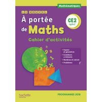 Le nouvel à portée de maths CE2 Cahier de géométrie et mesure édition 2019 - Image principale