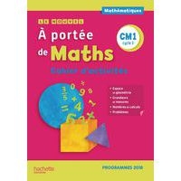 Le nouvel à portée de maths CM1 Cahier de géométrie et mesure édition 2019 - Image principale