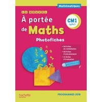 Le nouvel à portée de maths CM1 Photofiches édition 2019 - Image principale