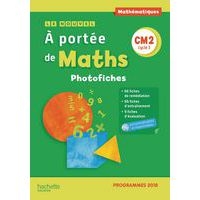 Le nouvel à portée de maths CM2 Photofiches édition 2019 - Image principale