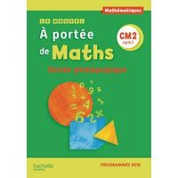Le nouvel à portée de maths CM2 Guide pédagogique édition 2019 - Image principale