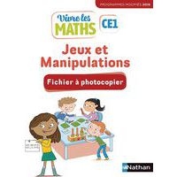 Vivre les maths CE1 Fichier jeux et manipulation édition 2019 Matériel éditeur vendu à prix net - Image principale