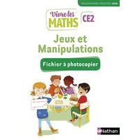 Vivre les maths CE2 Fichier jeux et manipulation édition 2019 Matériel éditeur vendu à prix net - Image principale