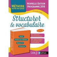 Structurer le vocabulaire cycle 3 édition 2018 - Image principale