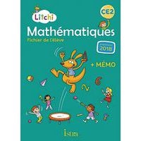 Litchi mathematiques CE2 - fichier eleve + memo - ed. 2020 - Image principale