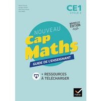 Cap maths CE1 Guide de l'enseignant + téléchargement édition 2020 - Image principale