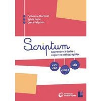 Scriptum : apprendre a ecrire : copier et orthographier CE1-CE2, cycle 3 et ulis - Image principale