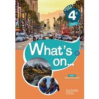 What's on... anglais cycle 4 / 4e - livre eleve - ed. 2017 - Image principale