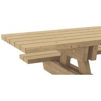 Table de pique-nique accès PMR - Manutan - Image 3