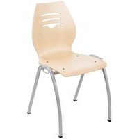 Chaise coque bois Java 4 pieds - Manutan Expert - Image principale