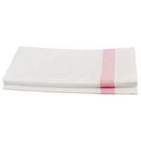 Lot 10 torchons OMEGA avec liteau 50 x 75 cm Blanc - Image principale