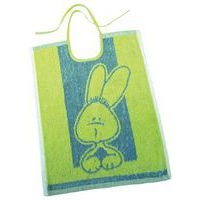 Lot 12 bavoirs lacette "Lapins" 30 x 40 cm - Image principale