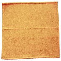 Lot 10 carrés éponge coton 400 g/m² 50 x 50 cm Orange - Image principale