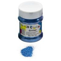 Pot paillettes biodégradables ultrafines 100g bleu - Image principale