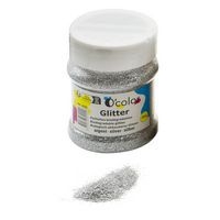 Pot paillettes biodégradables ultrafines 100g argent - Image principale