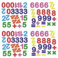 Ensemble 100 chiffres et symboles magnétiques multicolores - Image 2