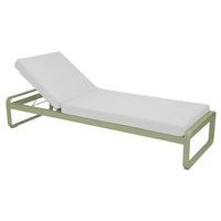 Bain de soleil Bellevie vert tilleul - blanc grisé - Image principale