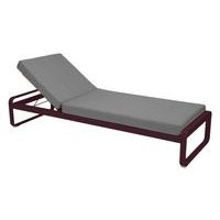 Bain de soleil Bellevie cerise noire - gris flanelle - Image principale