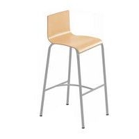 Tabouret 4 pieds hauteur 75 cm stratifié - Image 2