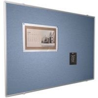 Panneau d'affichage textile Gris LxH : 120 x 90 cm - Image 3