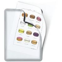 2 pochettes cadre d'affichage magnétique Magneto A4 210 x 297 mm Gris - Image principale