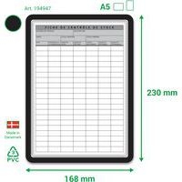 Lot de 2 Pochette d'affichage magnétique A5 - Tarifold - Noir - Image 5