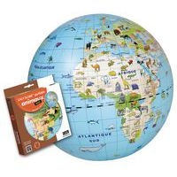 Globe gonflable animaux maxi - Image 2