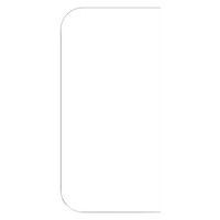 Mur d'écriture liberté Elément départ de 195x95 cm blanc-2 semelles magnétiques - Image principale