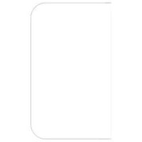 Mur d'écriture liberté Elément de départ 195x115 cm blanc-2 semelles magnétiques - Image principale