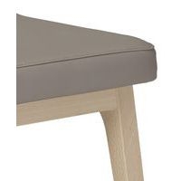 Chauffeuse Zelos sans surpiqûre hêtre Terre - Image 3