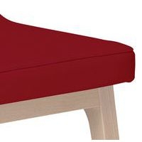 Chauffeuse Zélos sans surpiqûre hêtre Géranium - Image 4