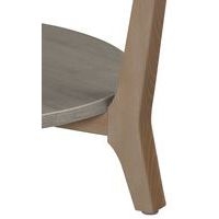 Table basse Zélos Ø 80 cm 2 plateaux hêtre/chêne foncé - Image 4