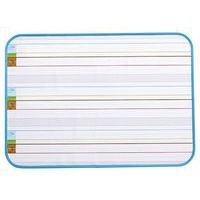 Lot de 2 ardoises blanches lignées magnétiques - Image principale