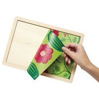 Lot de 4 puzzles bois magiques - animaux - Image 2