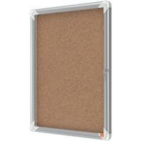 Vitrine d'intérieur Nobo à fond en liège 4 x A4 - Image 6