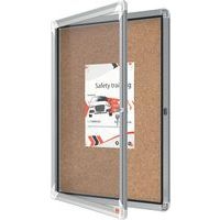 Vitrine d'intérieur Nobo à fond en liège 4 x A4 - Image 4