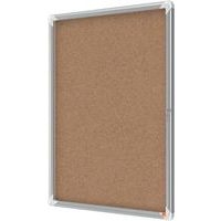 Vitrine d'intérieur Nobo à fond en liège 9 x A4 - Image 3