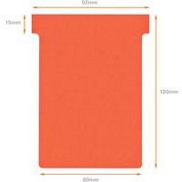 Lot de 100 Fiches T Nobo Indice 3 rouges - Image 3