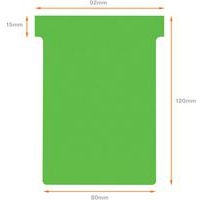 Lot de 100 Fiches T Nobo Indice 3 vertes - Image 2