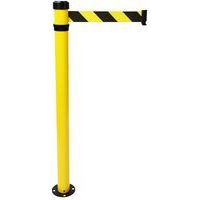 Poteau aluminium à sangle 2 m à fixer au sol - Manutan Expert - Image 7