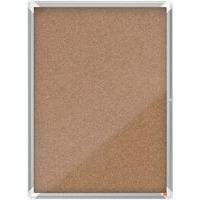 Vitrine d'intérieur Nobo à fond en liège 9 x A4 - Image principale