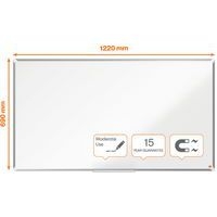 Tableau blanc - acier laqué Nano Clean - 55 " -  Nobo - Image 3