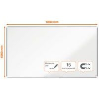 Tableau blanc - acier laqué Nano Clean -  85"  - Nobo - Image 3